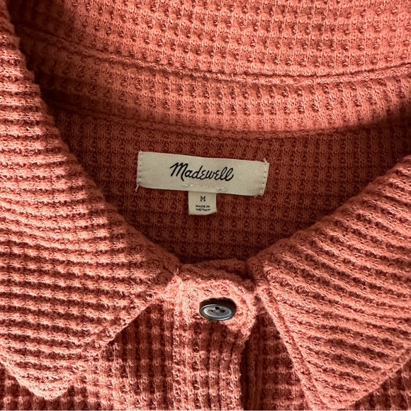 Madewell Waffle Knit Shirt-Jacket - Picture 2 of 4